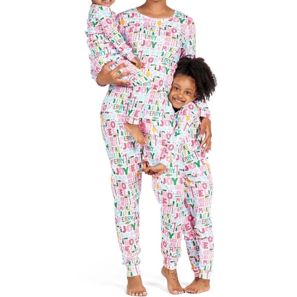 The Children's Place Unisex Family Matching‎ Festive Christmas PJ Set ADULT XL